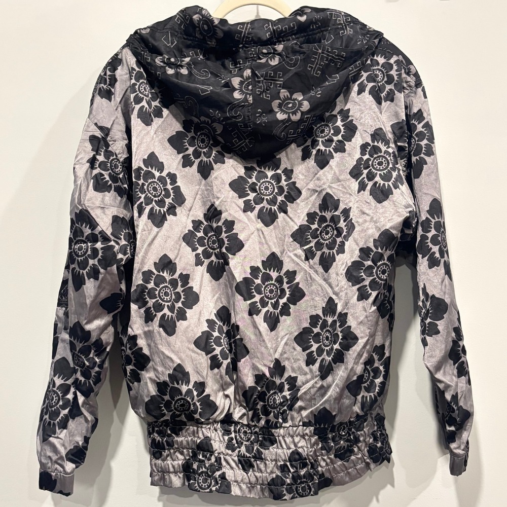 Vtg Nils Ski Jacket‎ Oversized 12 Floral Anorak Pullover Hooded Gorpcore 20478 - Picture 2 of 15